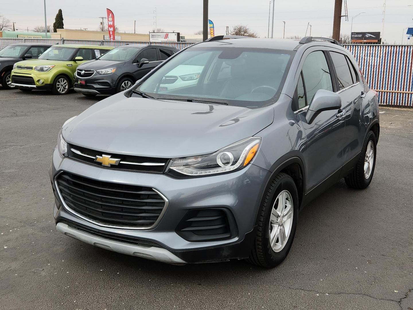 2019 GRAY Chevrolet Trax LT (KL7CJLSB0KB) with an ENGINE, ECOTEC TURBO 1.4L VARIABLE VALVE TIMING DOHC 4-CYLINDER SEQUENTIAL MFI engine, located at 4110 Avenue Q, Lubbock, 79412, 33.556553, -101.855820 - Photo#3