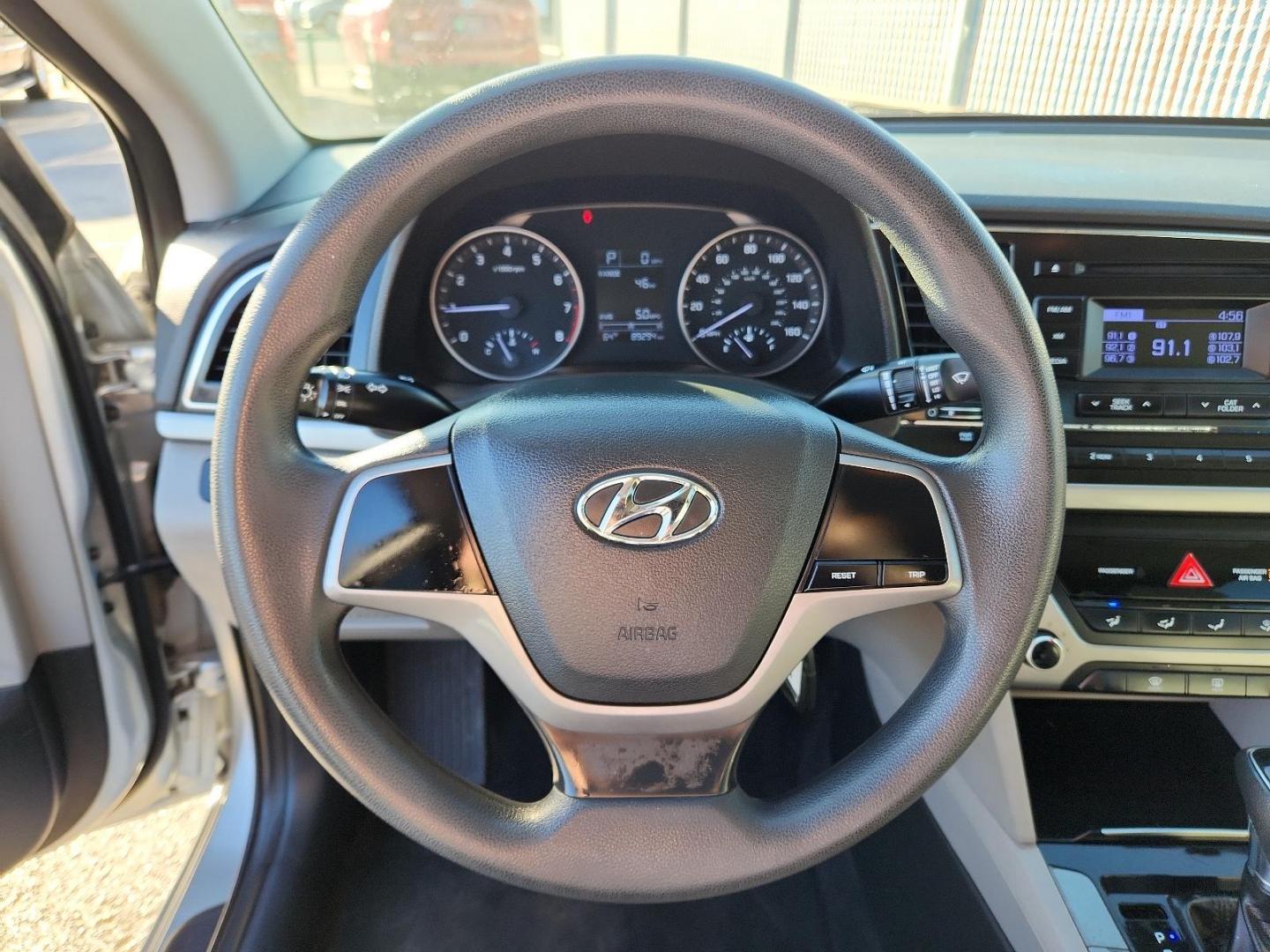 2017 Silver Hyundai Elantra SE (5NPD74LF7HH) with an Engine: 2.0L DOHC 16V 4-Cylinder D-CVVT GDI engine, located at 4110 Avenue Q, Lubbock, 79412, 33.556553, -101.855820 - 02/26/2025 KEY INENVELOPE GOD - Photo#10