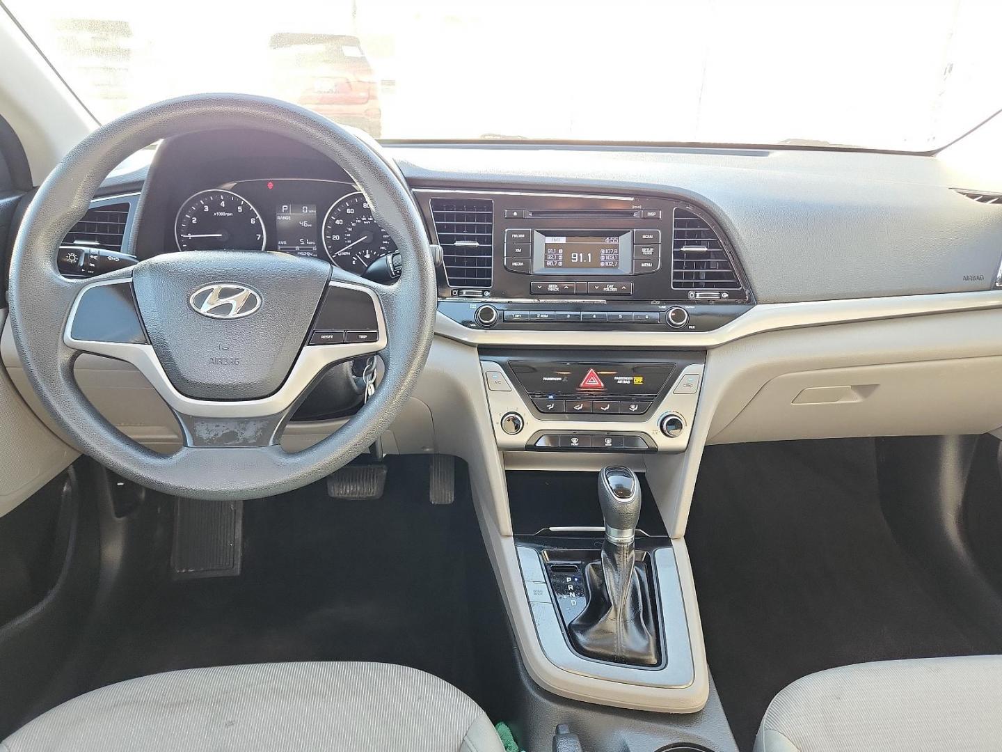 2017 Silver Hyundai Elantra SE (5NPD74LF7HH) with an Engine: 2.0L DOHC 16V 4-Cylinder D-CVVT GDI engine, located at 4110 Avenue Q, Lubbock, 79412, 33.556553, -101.855820 - 02/26/2025 KEY INENVELOPE GOD - Photo#5