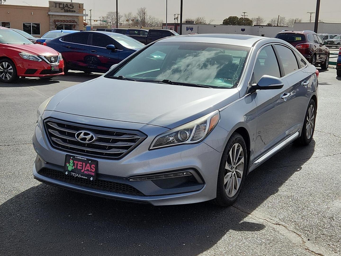 2016 GRAY Hyundai Sonata 2.4L Sport (5NPE34AF2GH) with an Engine: 2.4L GDI 4-Cylinder engine, located at 4110 Avenue Q, Lubbock, 79412, 33.556553, -101.855820 - 02/27/2025 KEY IN ENVELOPE GOD - Photo#3